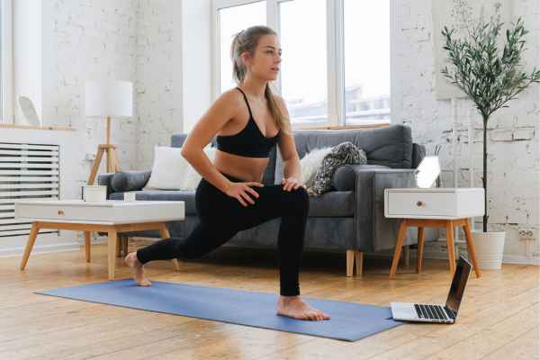 Woman exercising confidently after femiwand treatment Harrogate